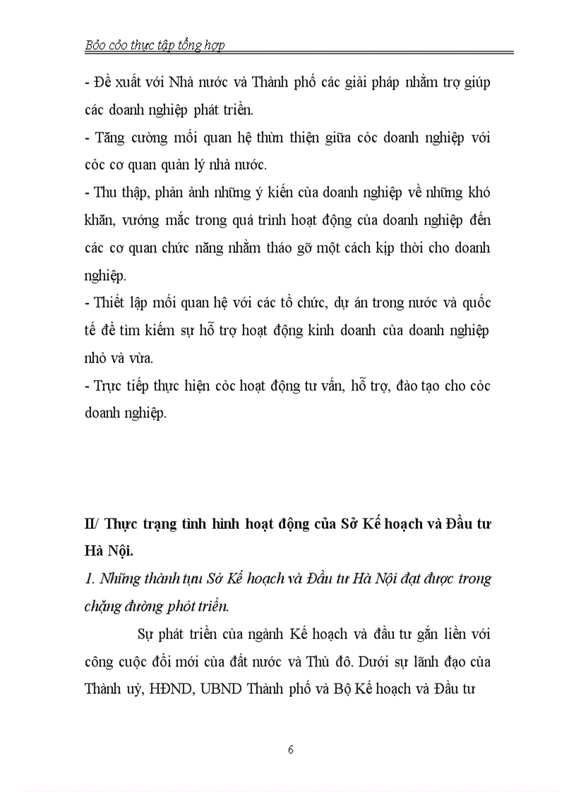 image for page Thực tập tổng hợp Sở Kế hoạch và Đầu tư Hà Nội