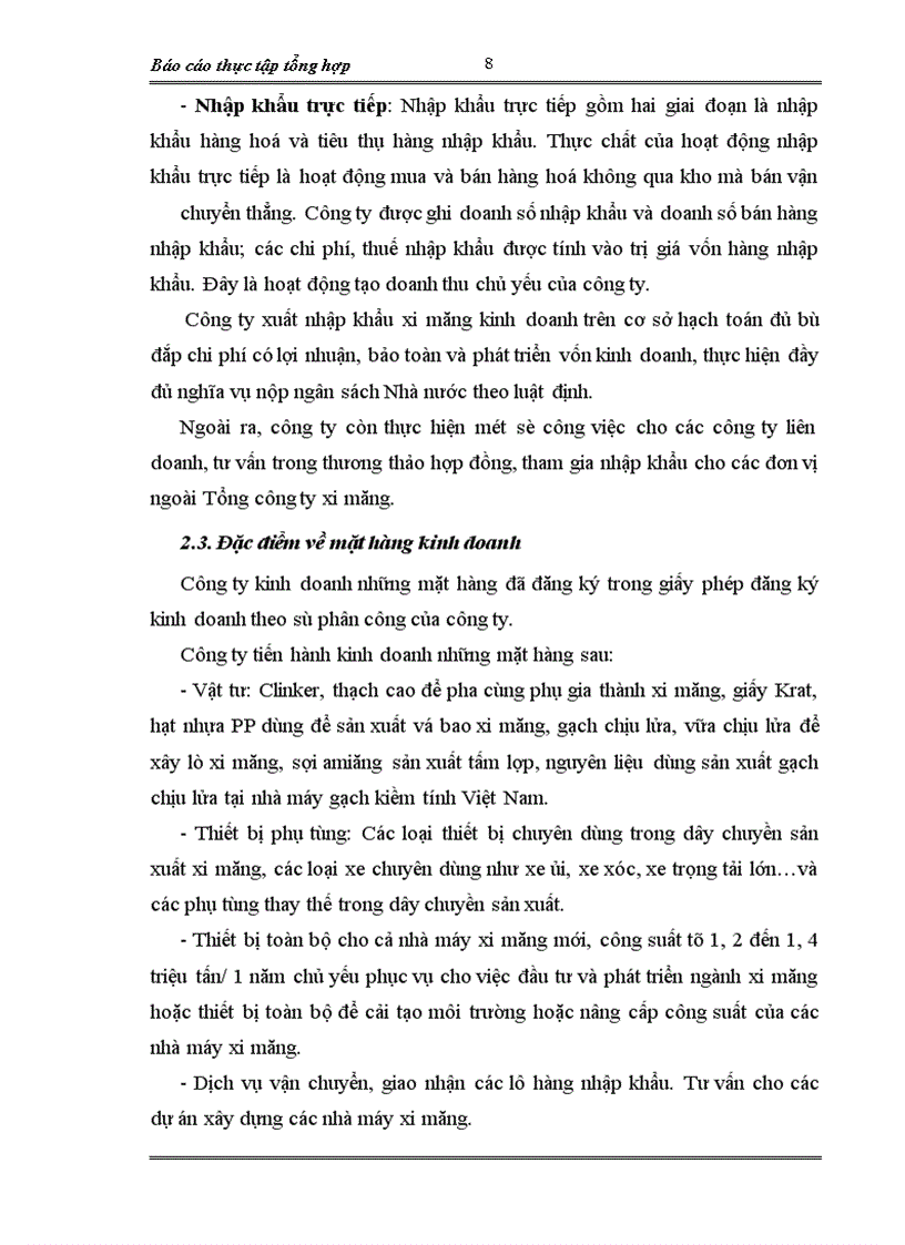 image for page Công ty xuất nhập khẩu xi măng