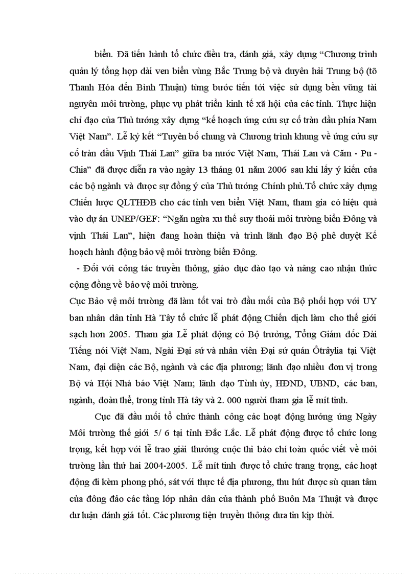 image for page Cục Bảo vệ môi trường