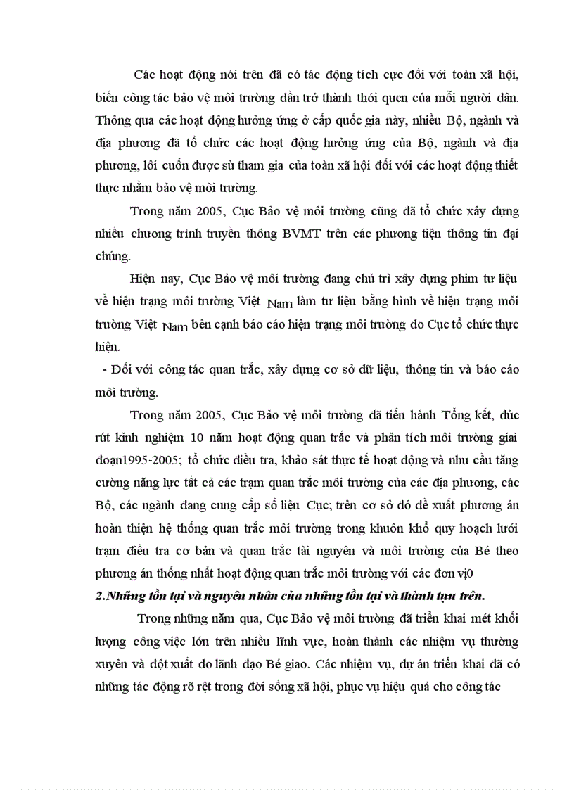 image for page Cục Bảo vệ môi trường