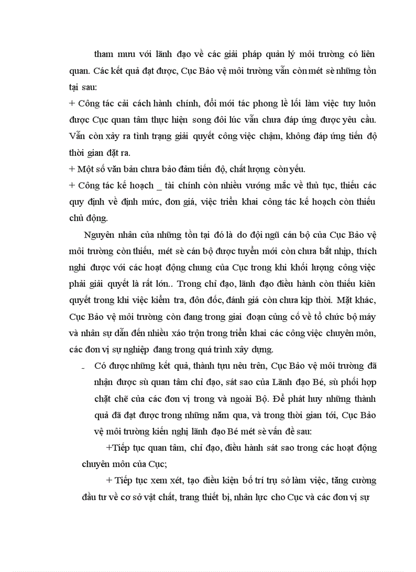 image for page Cục Bảo vệ môi trường