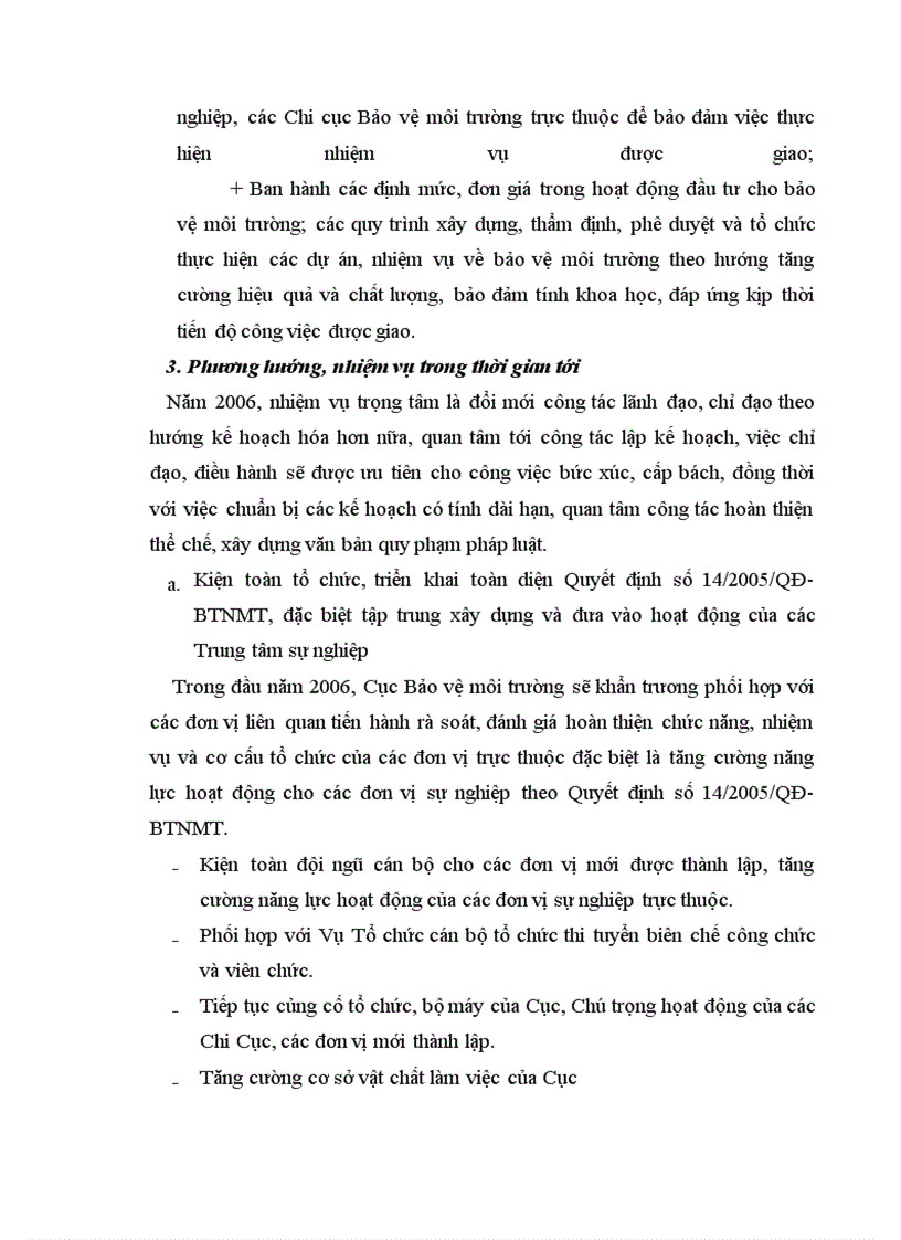 image for page Cục Bảo vệ môi trường