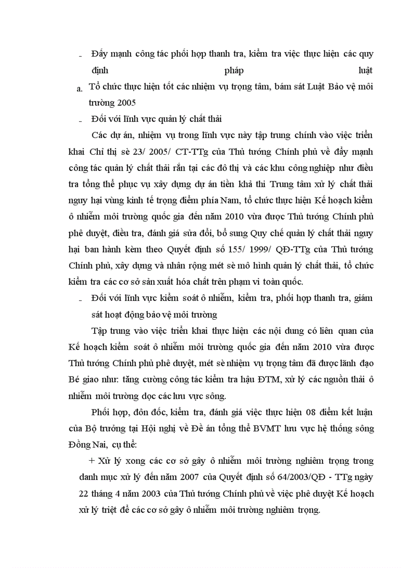 image for page Cục Bảo vệ môi trường