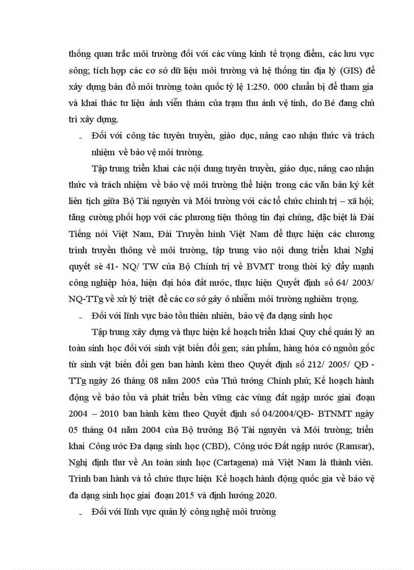 image for page Cục Bảo vệ môi trường