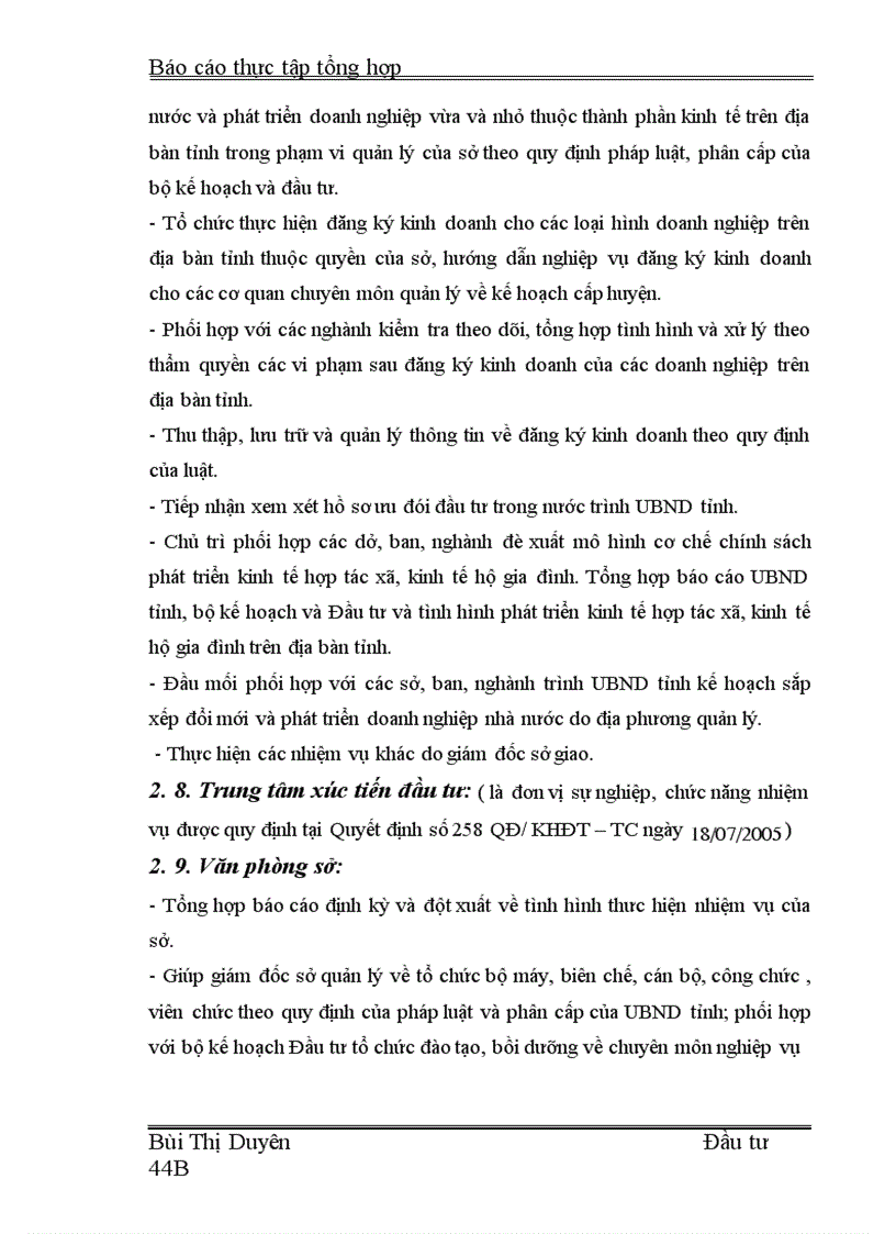 image for page Sở Kế hoạch và Đầu tư tỉnh Hà Tây