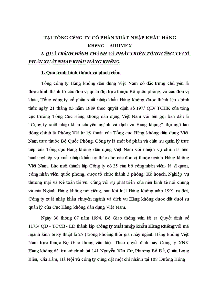 image for page Công ty cổ phần xuất nhập khẩu hàng không – airimex