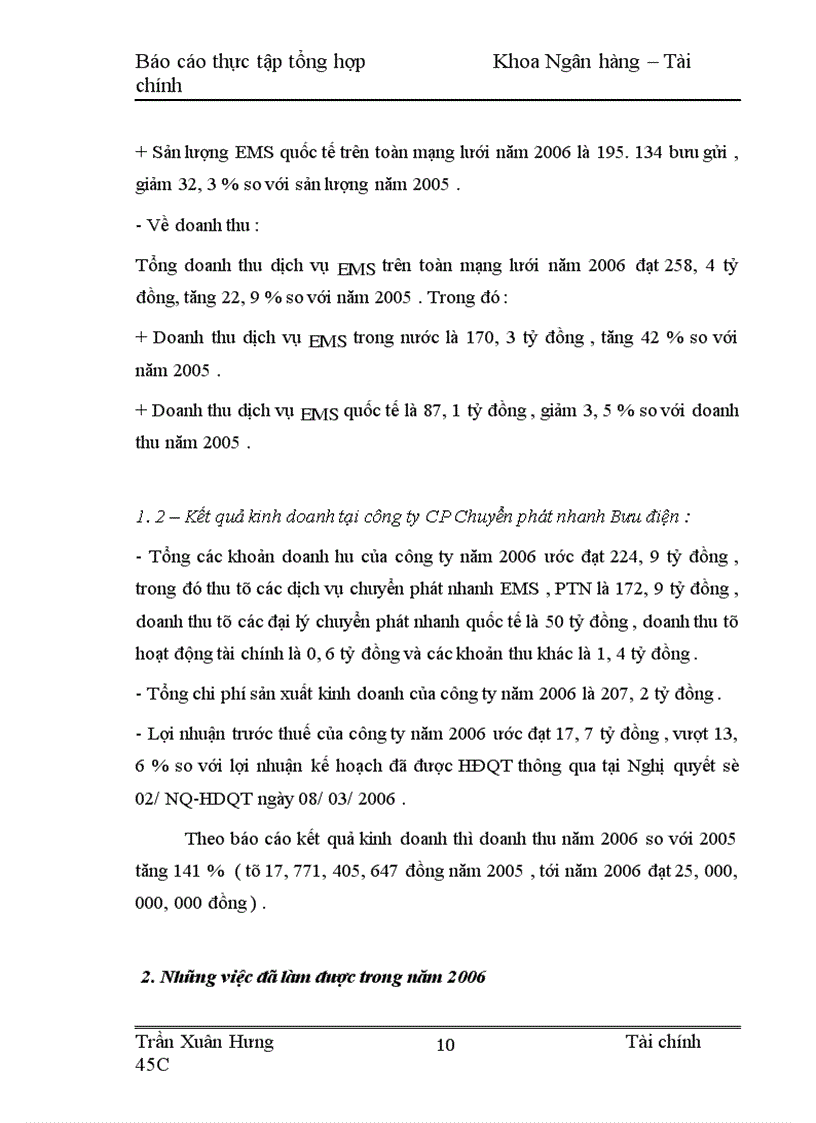 image for page Công ty Cổ phần chuyển phát nhanh bưu điện EMS