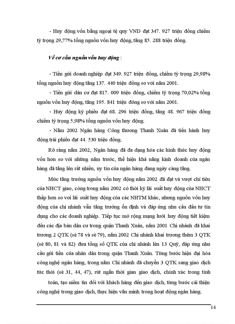 image for page Giải pháp nâng cao chất lượng hoạt động tín dụng trung và dài hạn tại chi nhánh Ngân hàng Công thương Thanh Xuân