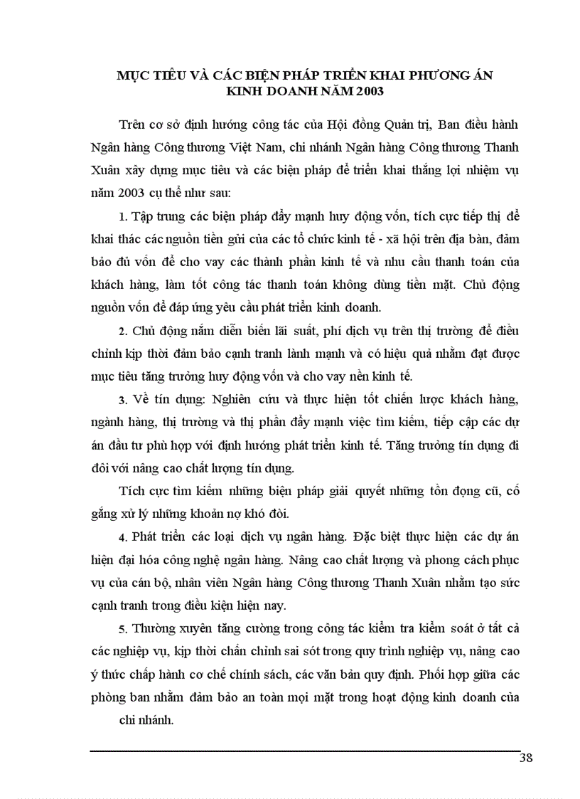 image for page Giải pháp nâng cao chất lượng hoạt động tín dụng trung và dài hạn tại chi nhánh Ngân hàng Công thương Thanh Xuân