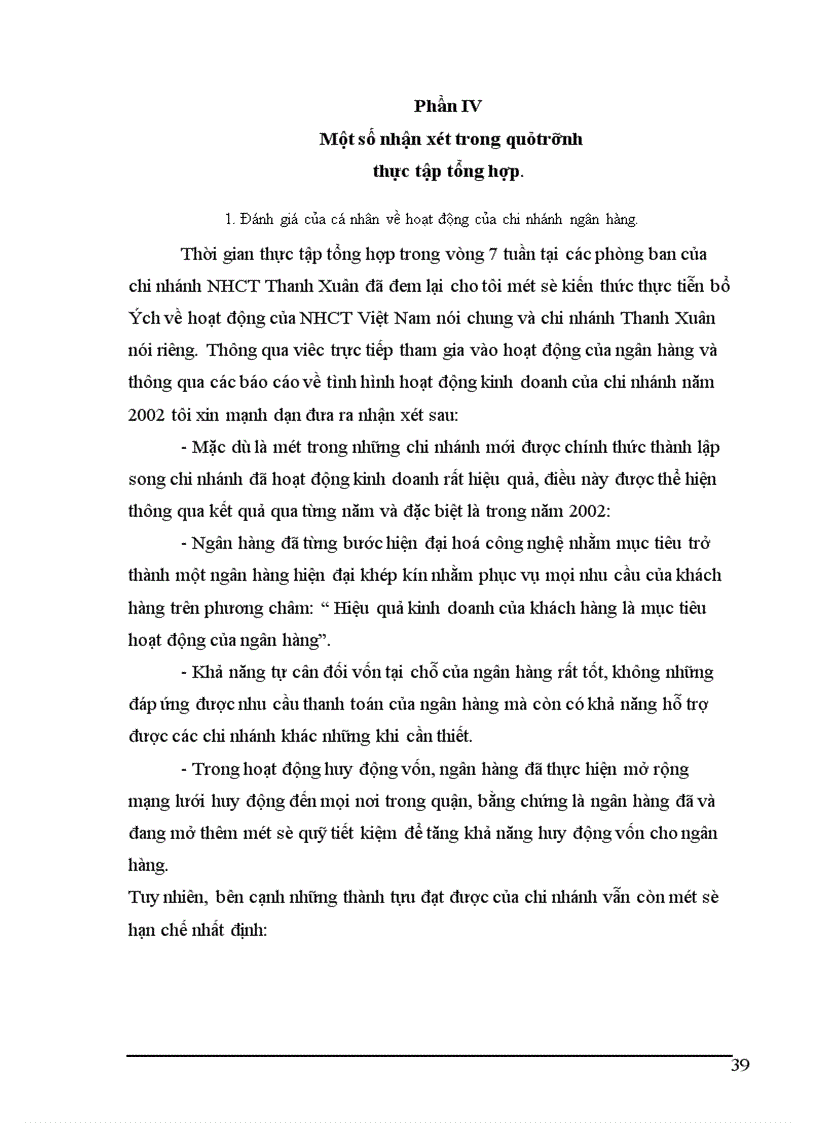 image for page Giải pháp nâng cao chất lượng hoạt động tín dụng trung và dài hạn tại chi nhánh Ngân hàng Công thương Thanh Xuân