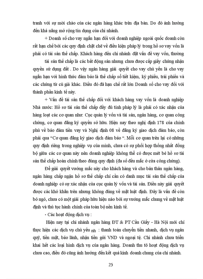 image for page Thực trạng và một số giải pháp tăng nguồn vốn huy động tại chi nhánh Ngân hàng ĐT&PT Cầu Giấy