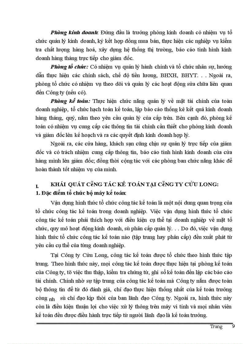 image for page Thực trạng công tác kế toán quá trình tiêu thụ và xác định kết quả tiêu thụ hàng hoá tại Công ty Cửu Long