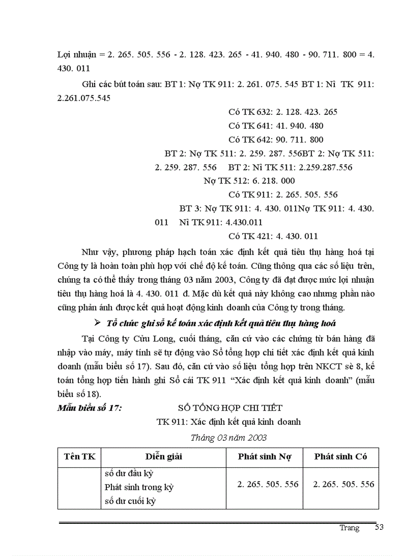 image for page Thực trạng công tác kế toán quá trình tiêu thụ và xác định kết quả tiêu thụ hàng hoá tại Công ty Cửu Long