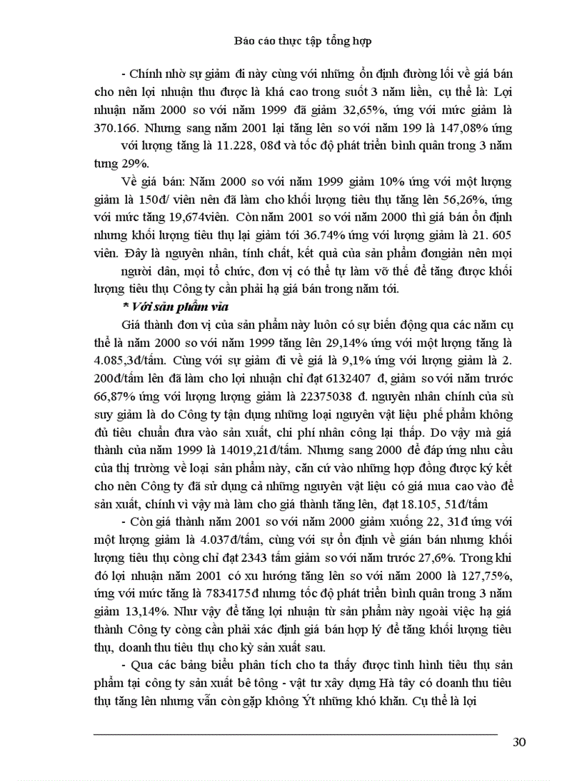 image for page Nghiên cứu về tình hình tiêu thụ và một số biện pháp đề xuất nhằm đẩy mạnh khả năng tiêu thụ tại Công ty Bê tông - vật liệu xây dựng Hà Tây