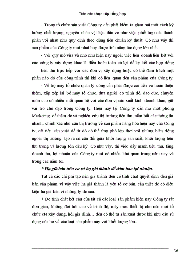 image for page Nghiên cứu về tình hình tiêu thụ và một số biện pháp đề xuất nhằm đẩy mạnh khả năng tiêu thụ tại Công ty Bê tông - vật liệu xây dựng Hà Tây