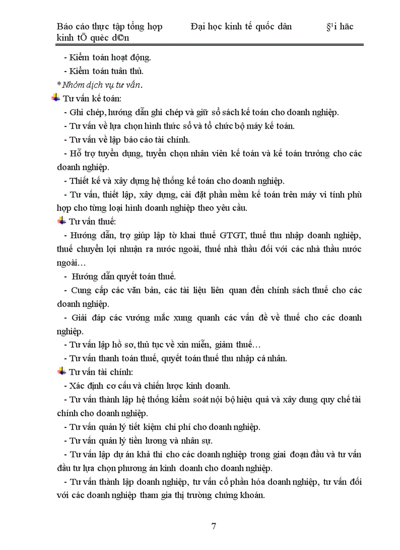 image for page Thực tập tổng hợp Đại học kinh tế quốc dân