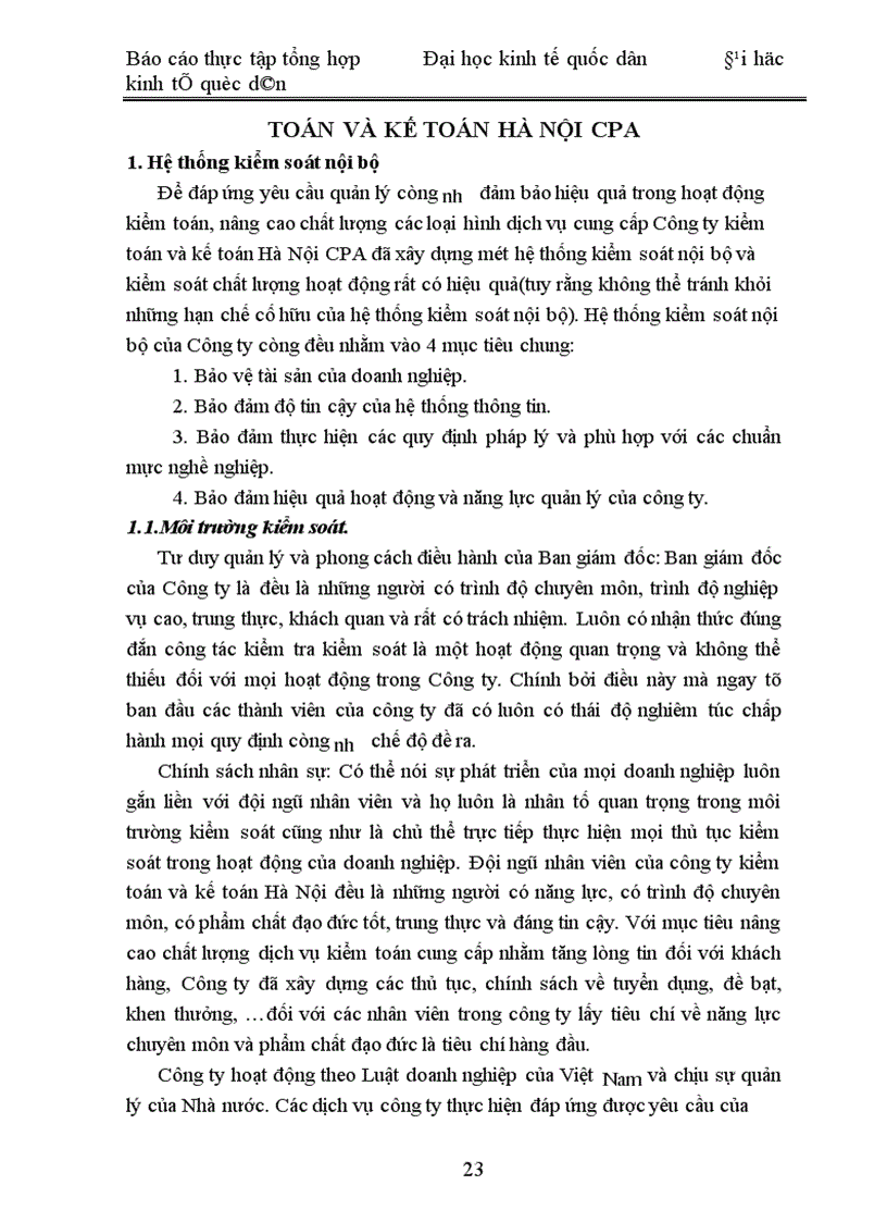 image for page Thực tập tổng hợp Đại học kinh tế quốc dân