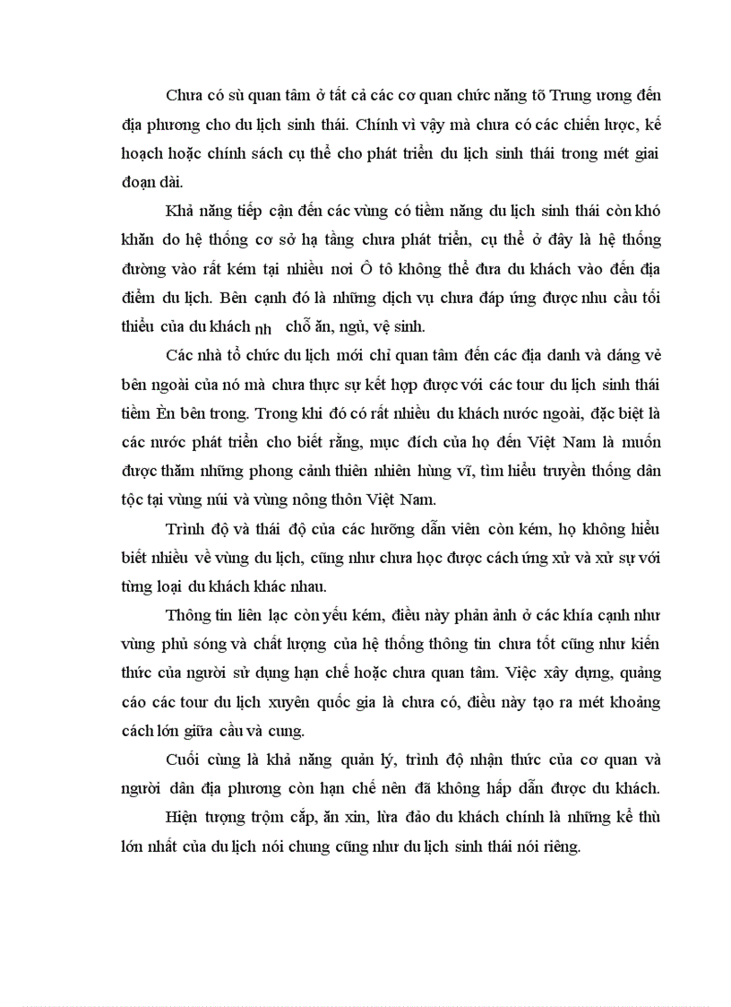 image for page Du lịch sinh thái và vấn đề bảo tồn