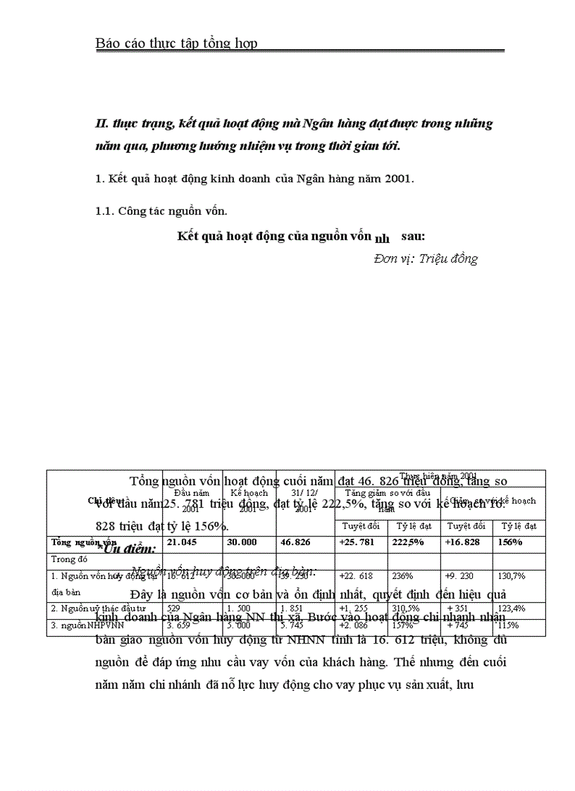 image for page Trong thời gian thực tấp tại NHNN& PTNT thị xã Hà Tĩnh, qua những số liệu và các báo cáo kết quả hoạt động kinh doanh của Ngân hàng em nhận thấy