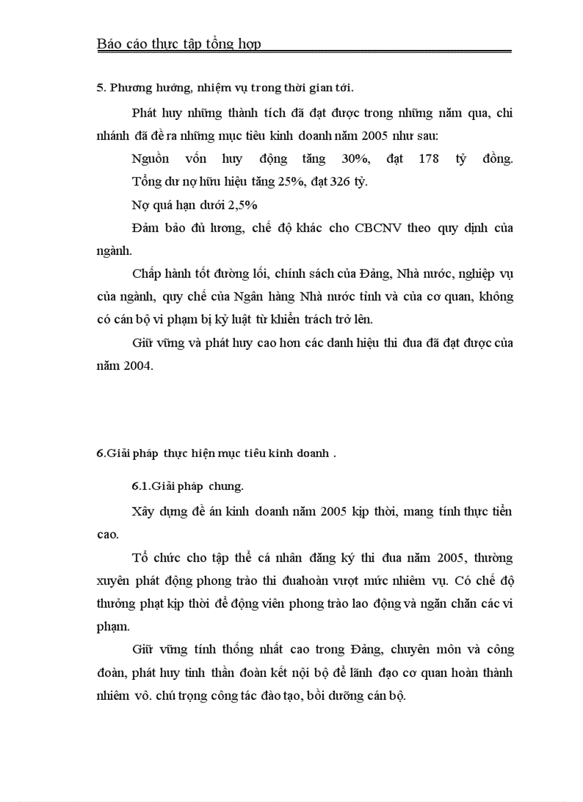 image for page Trong thời gian thực tấp tại NHNN& PTNT thị xã Hà Tĩnh, qua những số liệu và các báo cáo kết quả hoạt động kinh doanh của Ngân hàng em nhận thấy