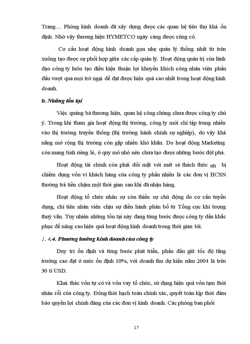 image for page Báo cáo thực tập tại Công ty HYMETCO