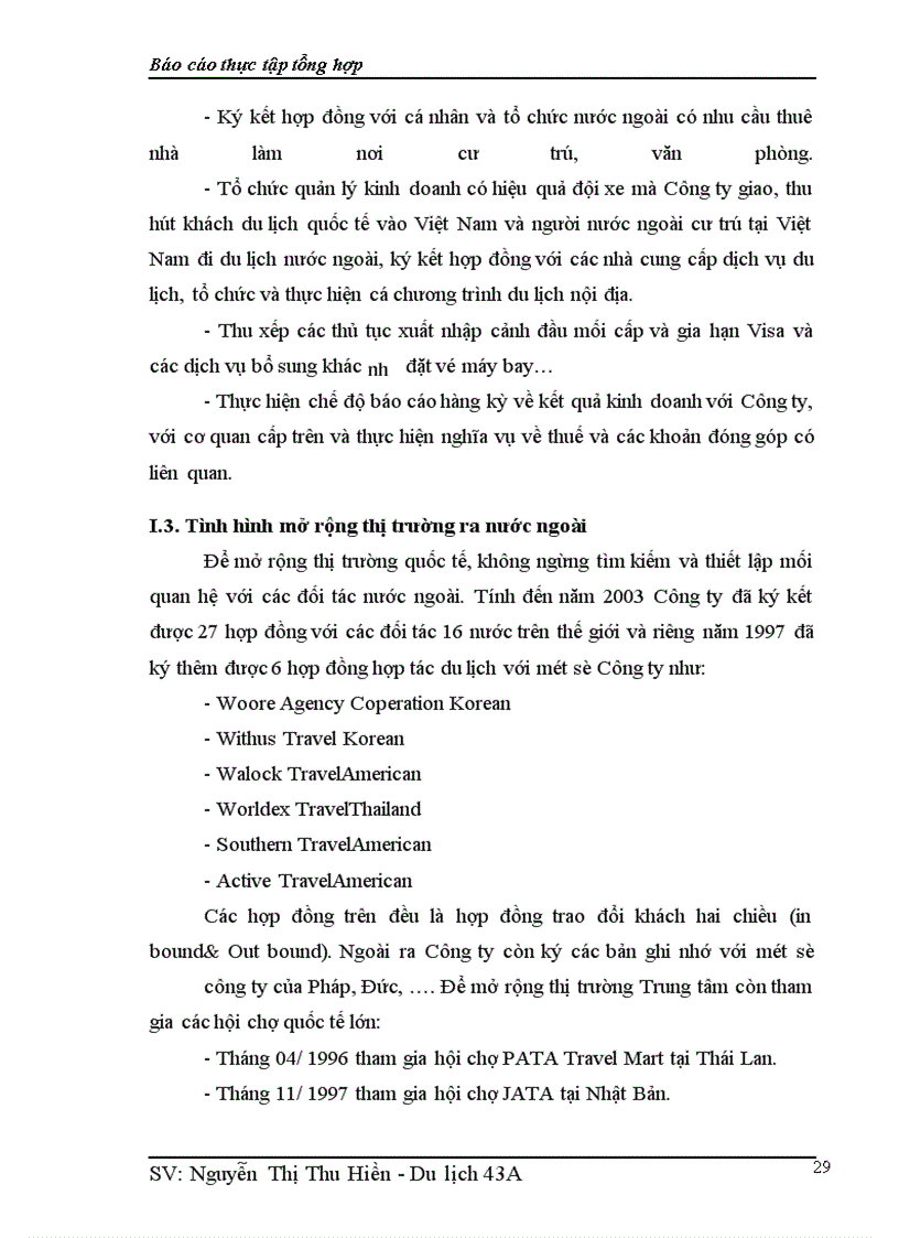 image for page Báo cáo thực tập tại công ty Du lịch Dịch vụ Hà Nội – Toserco