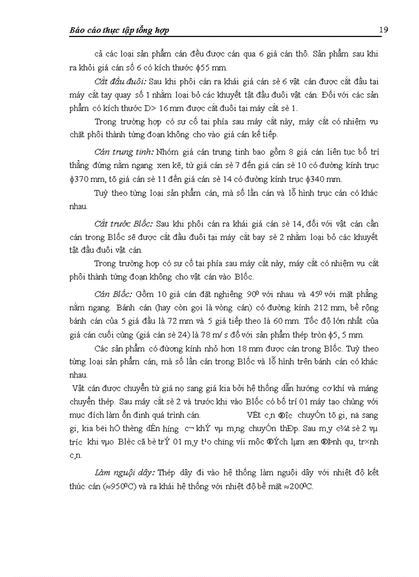 image for page Báo cáo thực tập tại Công ty cổ phần Thép Việt - Ý