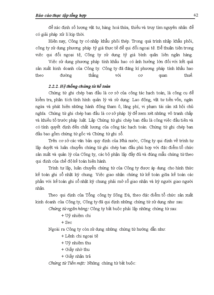 image for page Báo cáo thực tập tại Công ty cổ phần Thép Việt - Ý