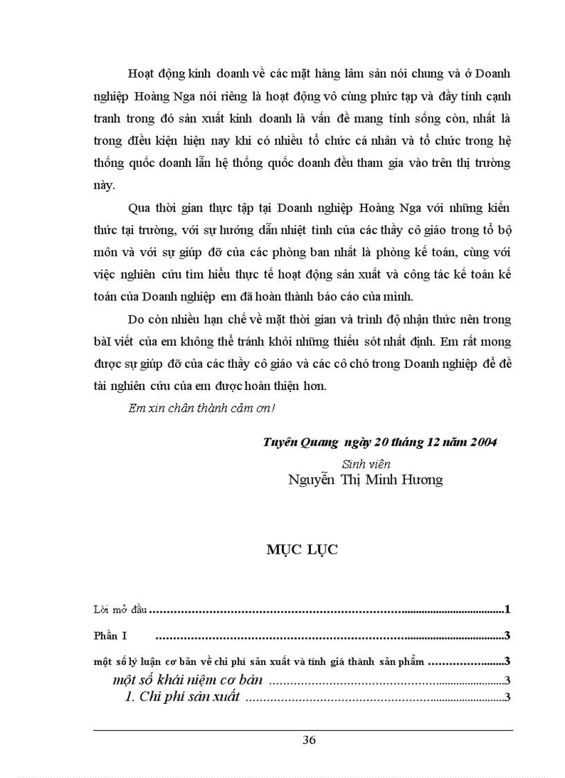 image for page Báo cáo thực tập tại DNTN Hoàng Nga