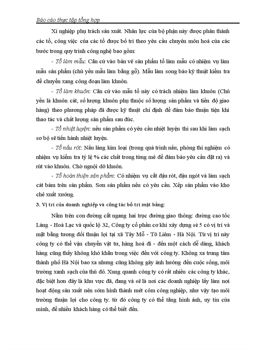 image for page Báo cáo thực tập tại Công ty cổ phần cơ khí xây dựng số 5