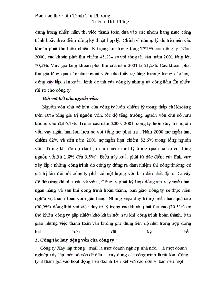 image for page Báo cáo thực tập tại Công ty Xây lắp Thương mại I