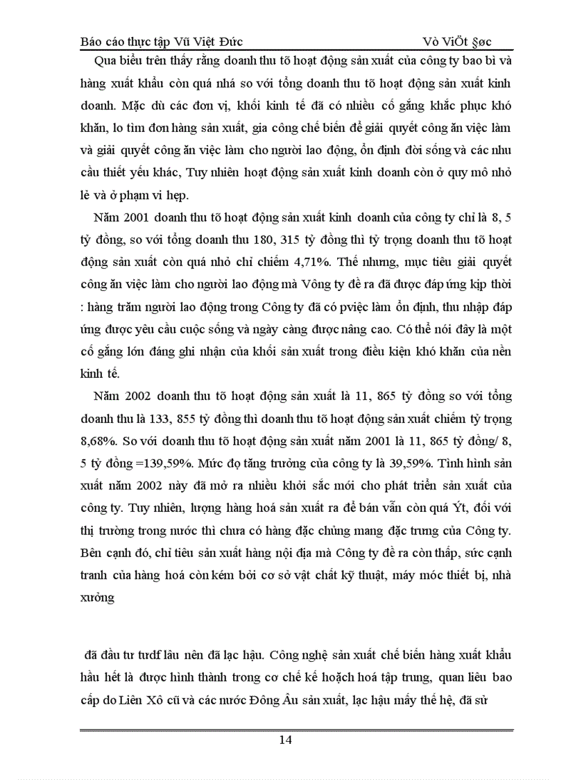 image for page Báo cáo thực tập tại Công ty sản xuất bao bì và hàng xuất khẩu