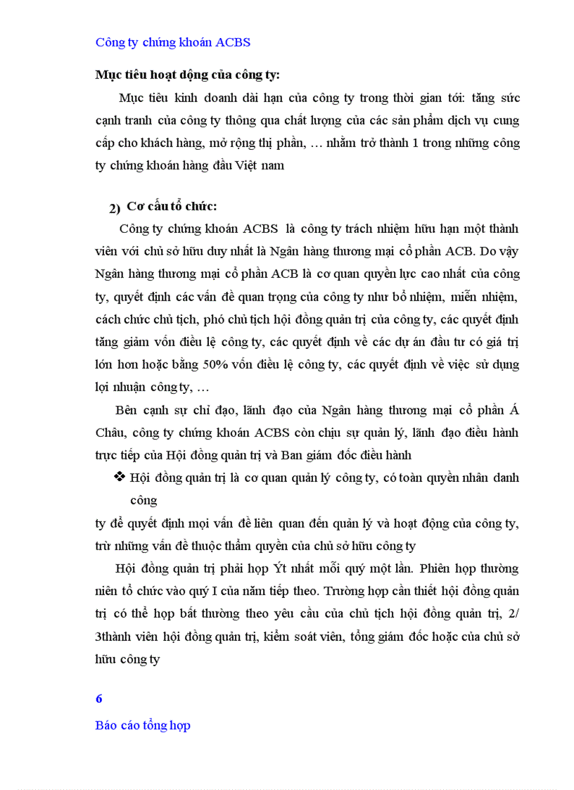 image for page Báo cáo thực tập tại Công ty chứng khoán Á Châu