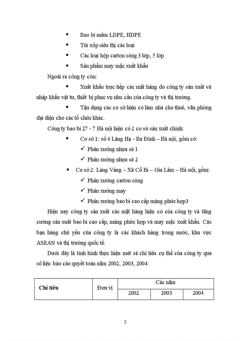 image for page Báo cáo thực tập tại công ty bao bì 27-7 Hà Nội