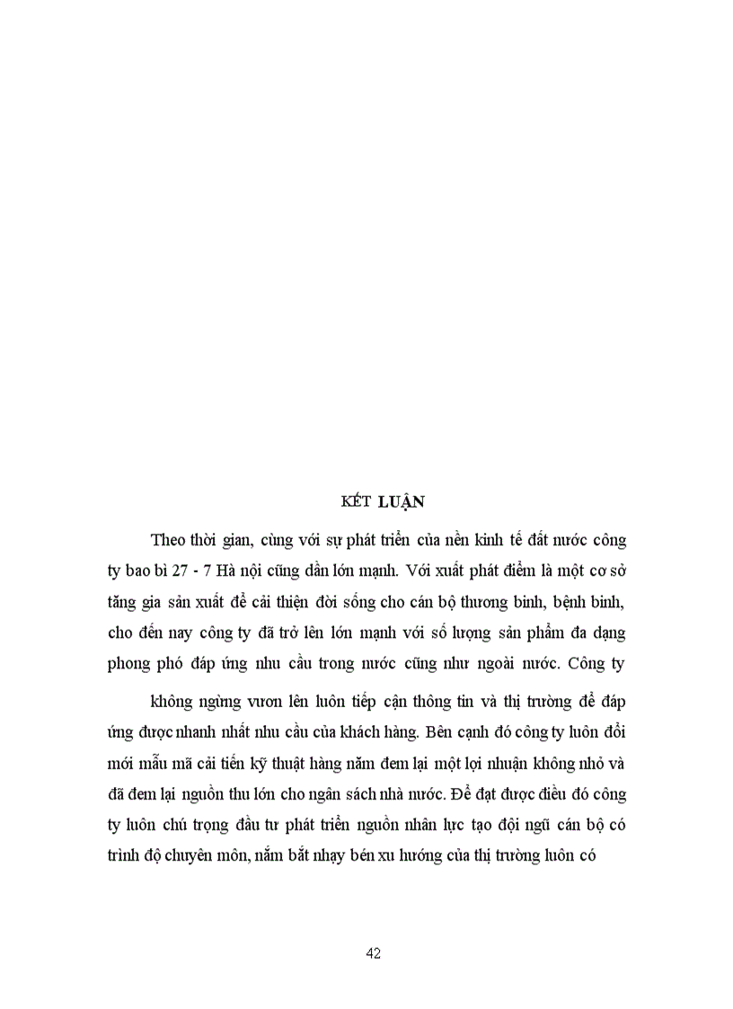 image for page Báo cáo thực tập tại công ty bao bì 27-7 Hà Nội