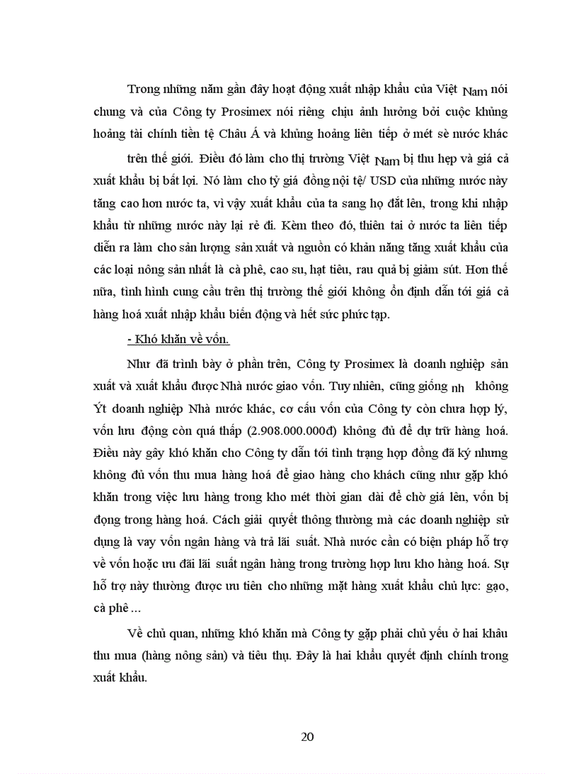 image for page Báo cáo thực tập tại Công ty sản xuất kinh doanh xuất nhập khẩu Prosimex