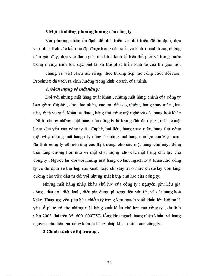 image for page Báo cáo thực tập tại Công ty sản xuất kinh doanh xuất nhập khẩu Prosimex