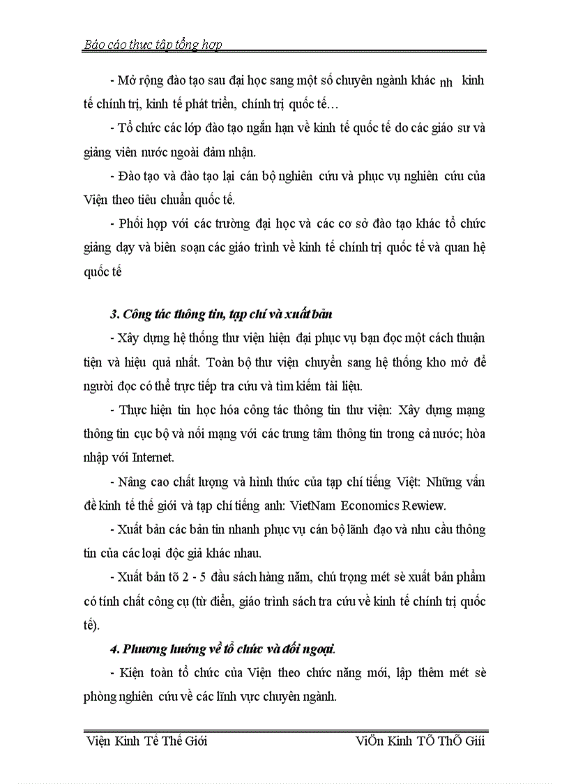image for page Báo cáo thực tập tại Viện Kinh Tế Thế Giới