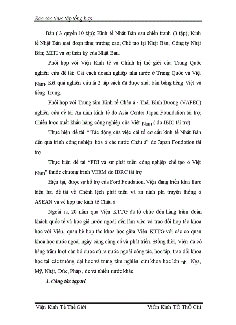 image for page Báo cáo thực tập tại Viện Kinh Tế Thế Giới