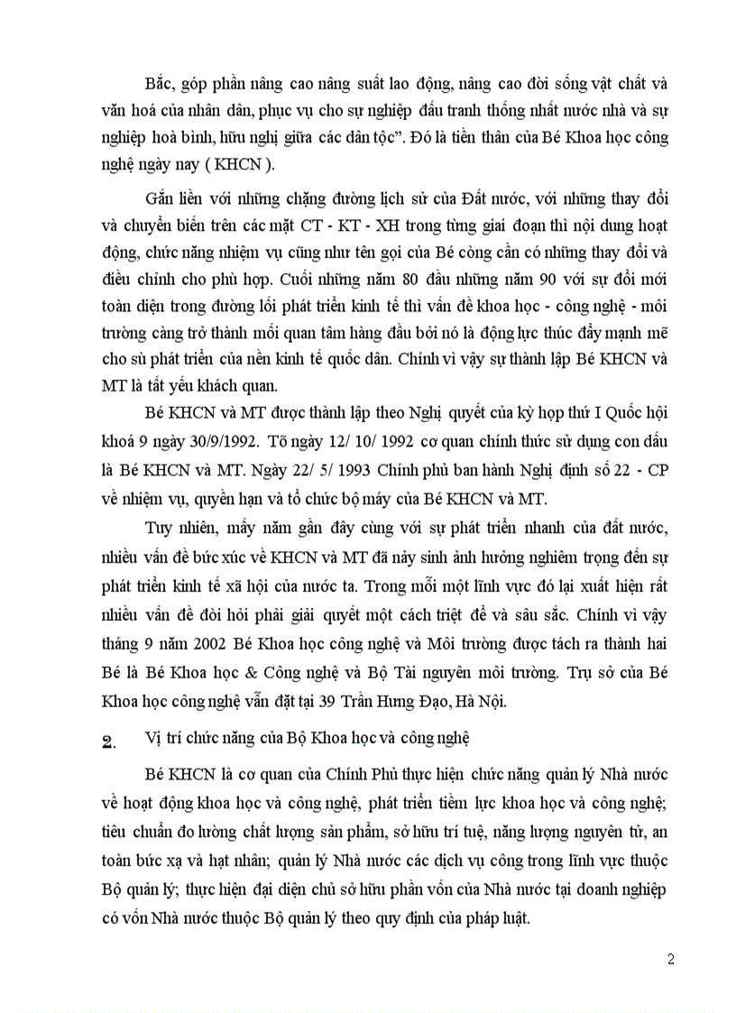 image for page Báo cáo thực tập tại Bộ Khoa học và công nghệ