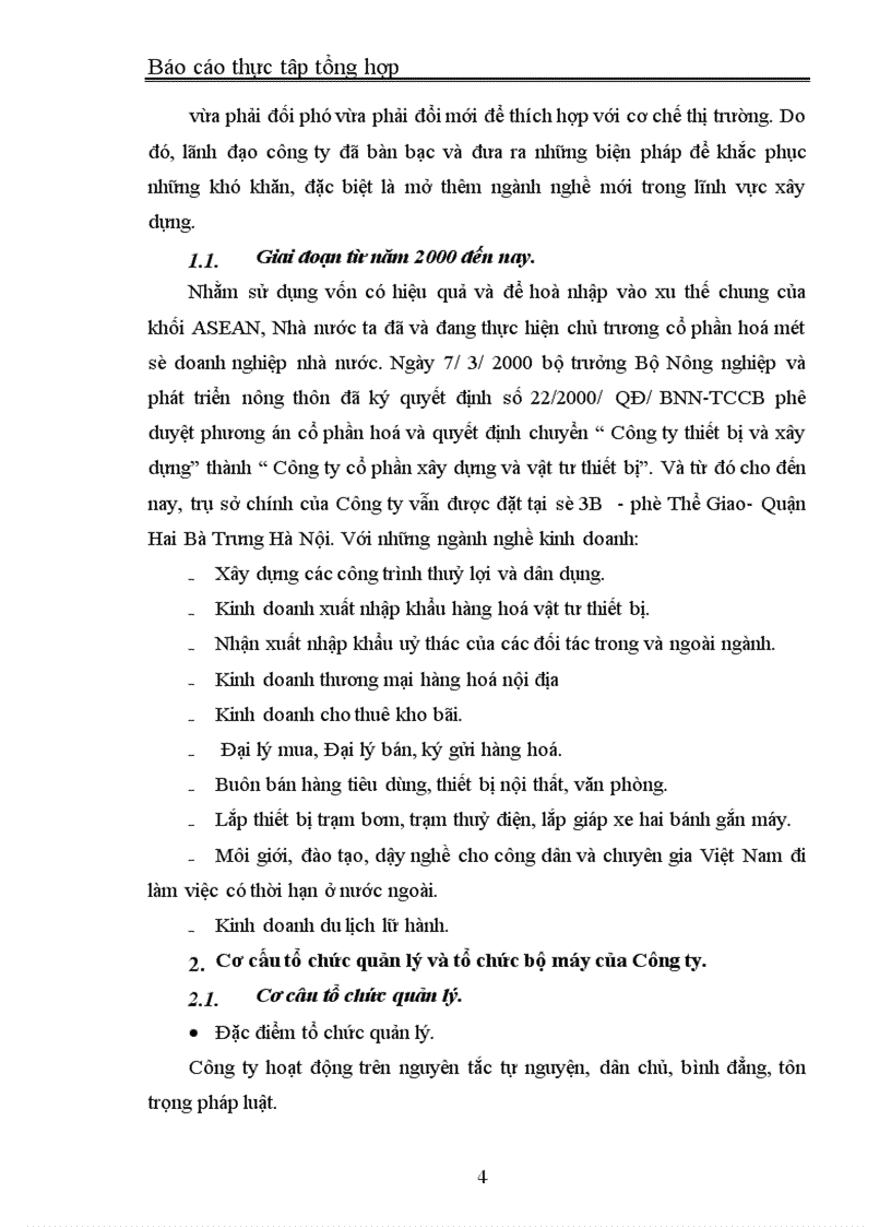 image for page Báo cáo thực tập tại Công ty Cổ phần xây dựng và vật tư thiết bị