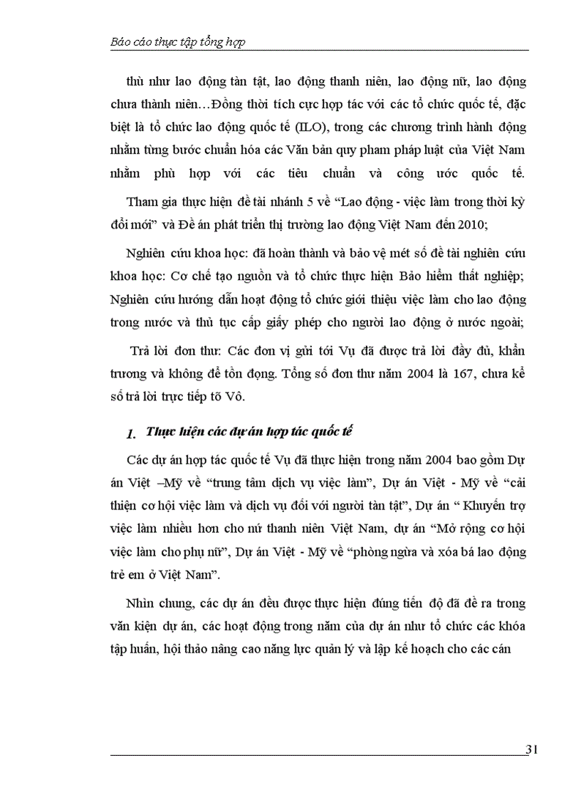 image for page Báo cáo thực tập tại Vụ Lao động-Việc làm thuộc Bộ Lao động-Thương binh và Xã hội