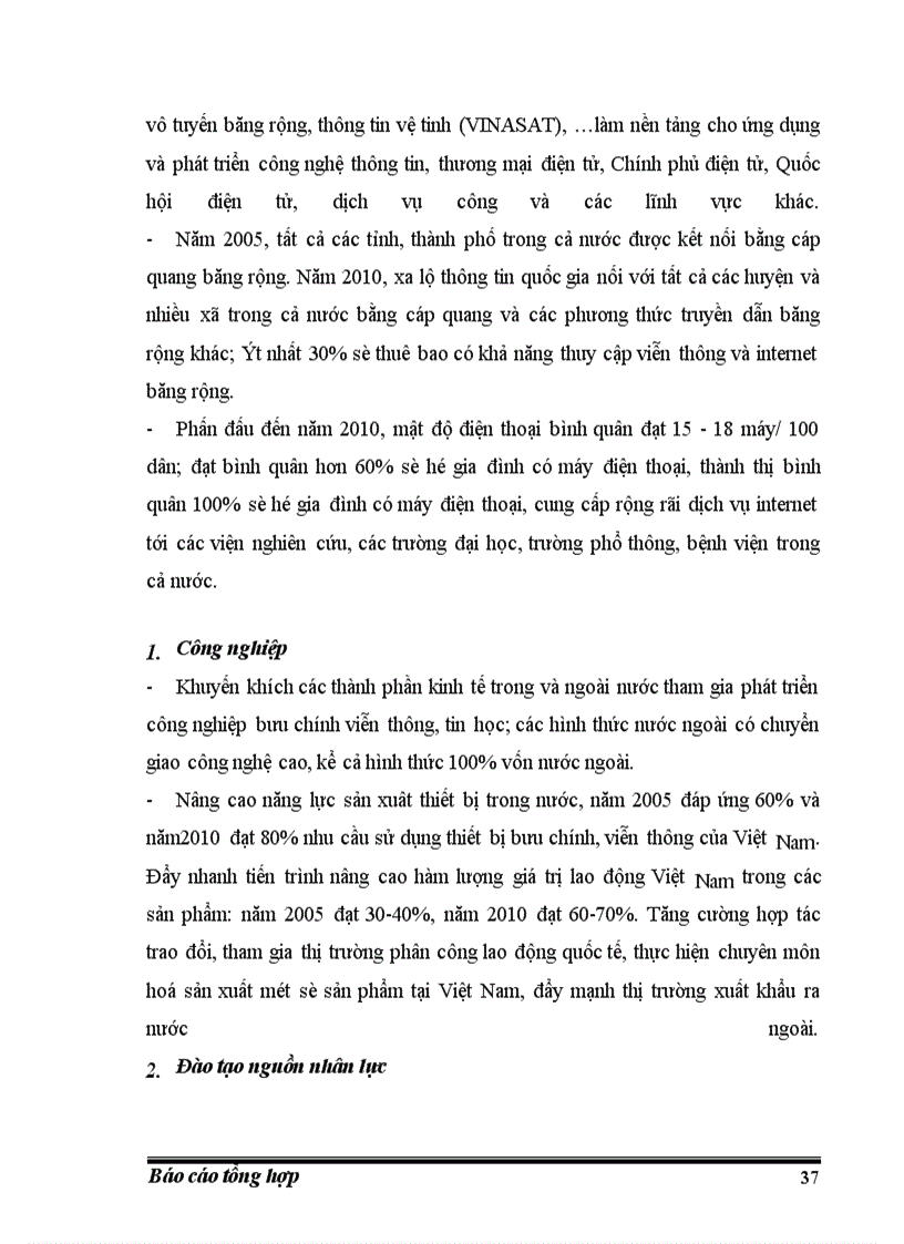 image for page Báo cáo thực tập tại Tổng công ty Bưu chính Viễn thông Việt Nam