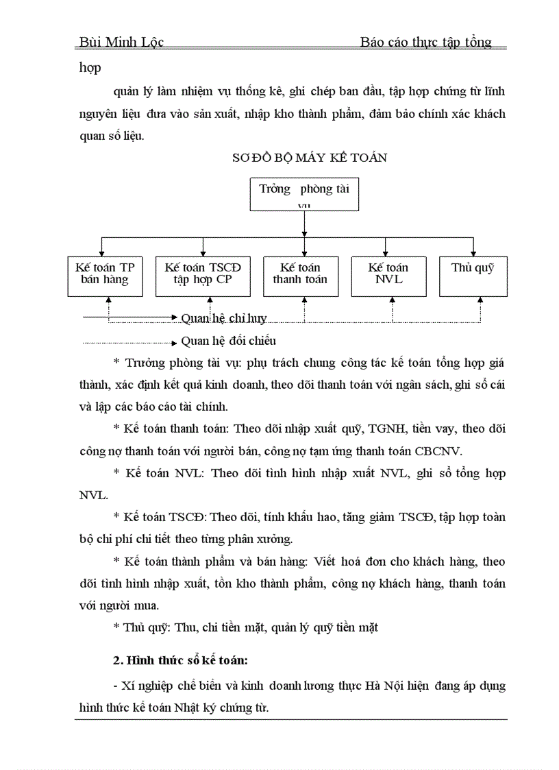 image for page Báo cáo thực tập tại Xí nghiệp chế biến và kinh doanh Lương thực Hà Nội