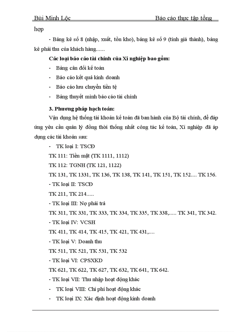 image for page Báo cáo thực tập tại Xí nghiệp chế biến và kinh doanh Lương thực Hà Nội