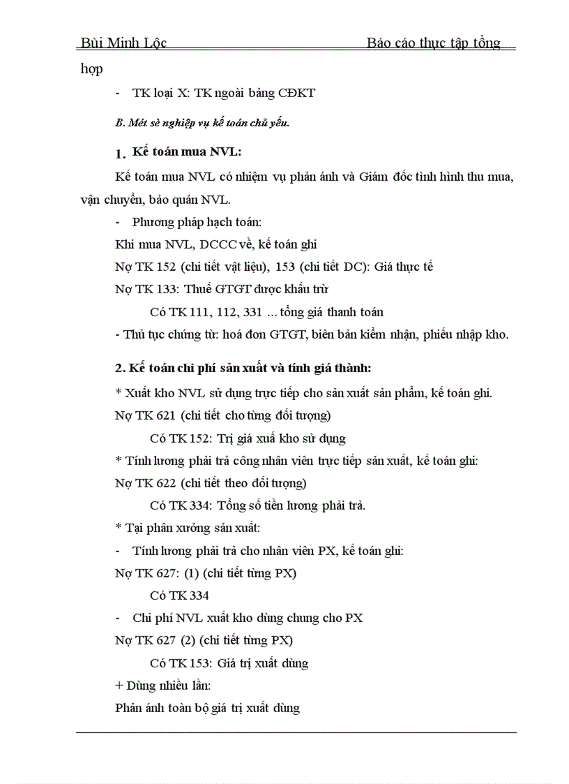 image for page Báo cáo thực tập tại Xí nghiệp chế biến và kinh doanh Lương thực Hà Nội