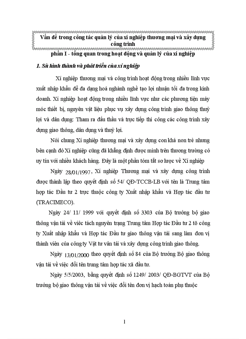 image for page Báo cáo thực tập tại Xí nghiệp Thương mại và xây dựng công trình