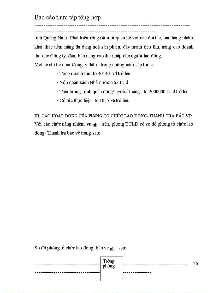 image for page Báo cáo thực tập tại Công ty cổ phần cơ khí Mạo Khê