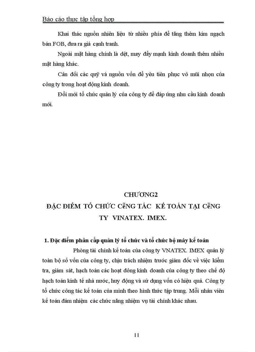 image for page Báo cáo thực tập tại Công ty xuất nhập khẩu dệt may VINATEX.IMEX