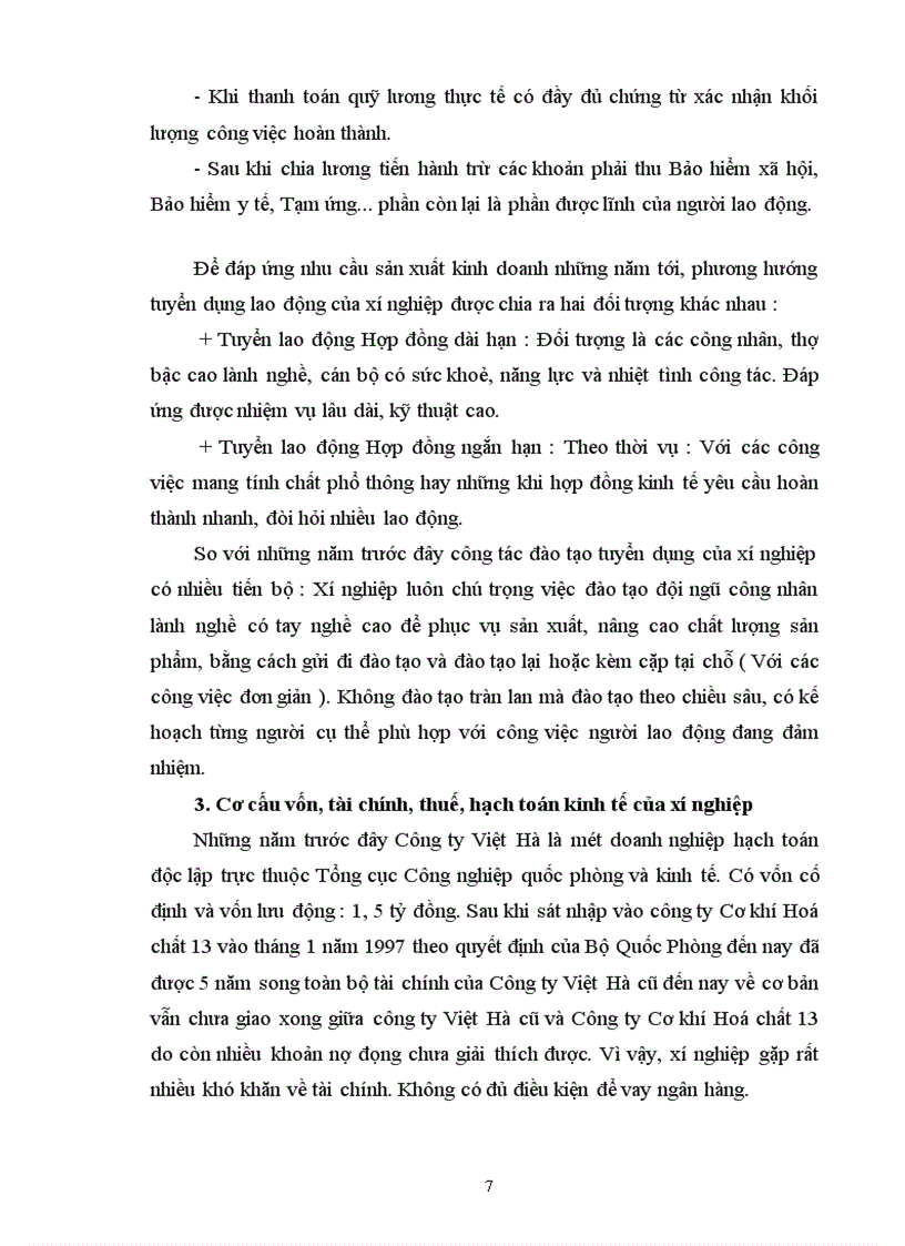 image for page Báo cáo thực tập tại xí nghiệp 197 - Công ty Cơ khí hoá chất 13 - Tổng cục Công nghiệp Quốc Phòng và kinh tế